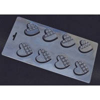 Форма пластикова (молод) для шоколаду Серце