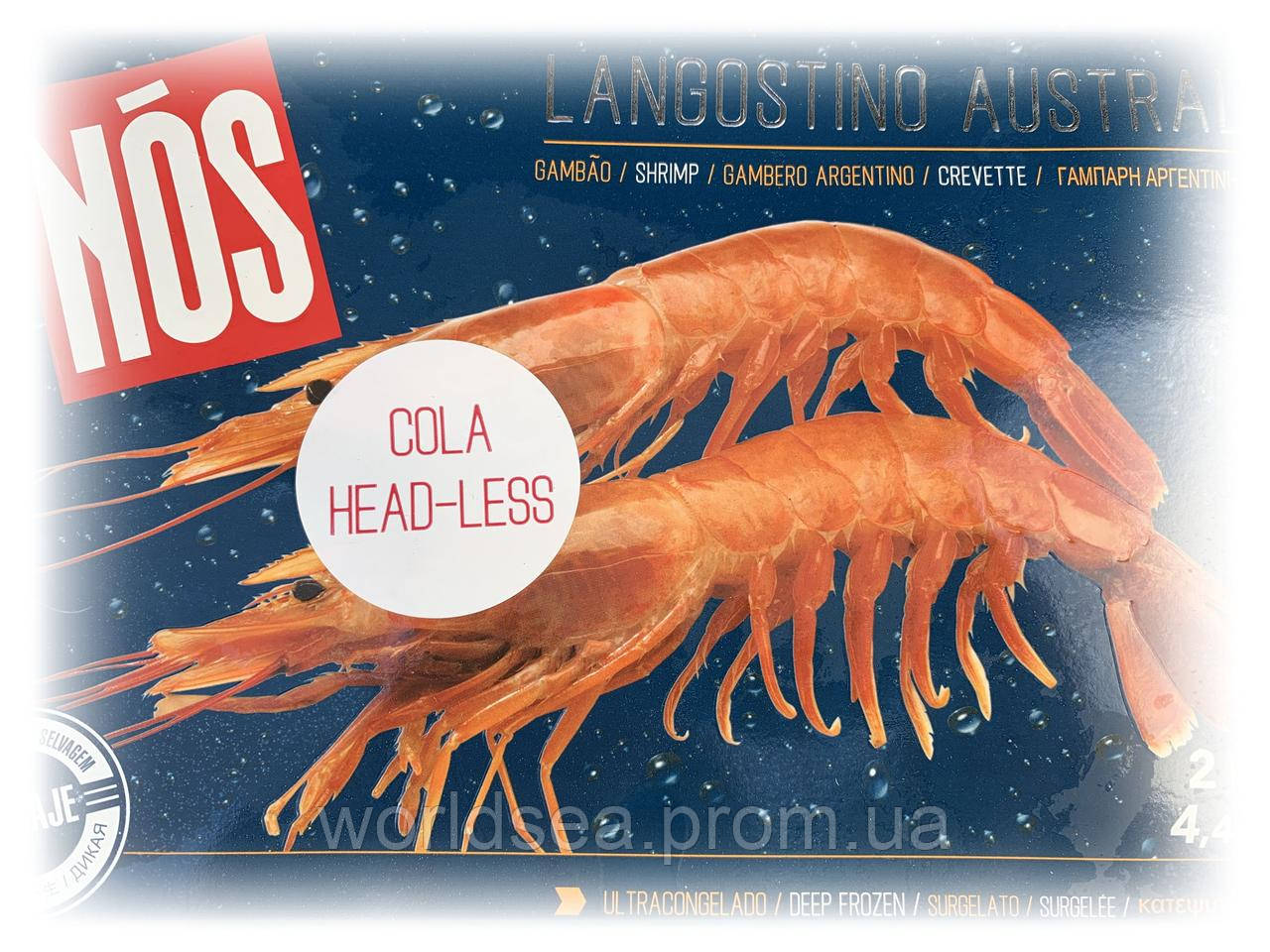 Креветка дикая сырая Langostino без головы 30-45 (Аргентина) - фото 3 - id-p642831431