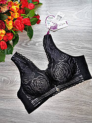 Бюстьє Bra із сіточкою закрито без кістки 85B чорне (8046)
