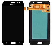 Дисплей (екран) для Samsung J200H Galaxy J2 + тачскрин, чорний, TFT,