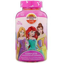 Sundown Naturals Kids, Complete Multivitamin Gummies, Disney Princess 180 Gummies