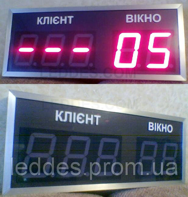 Табло черги, виклику клієнтів