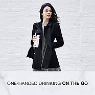 Термокухоль із неіржавкої сталі Contigo Couture (420 мл) White Marble, фото 8