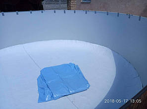 Плівка Азуро діаметром 3,6 метра, товщина 0,5 мм, блакитна для круглих басейнів Azuro, Atlantic Pools, фото 2