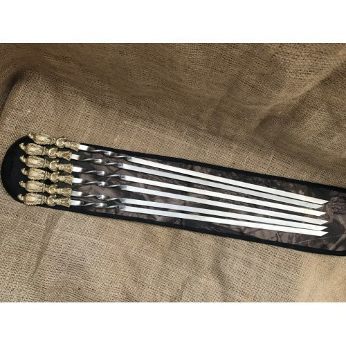 Набір шампурів Nb art Герб України Орел у чохлі 47330006 VE