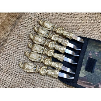 Набір шампурів Nb art Герб України Орел у чохлі 47330006 VE, фото 2