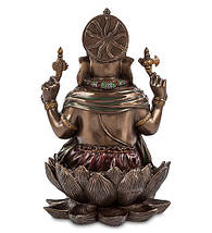 Статуетка Veronese Ганеш Бог слон мудрості та благополуччя 18 см 1902553 фігурка індуїзм ганеша мурті VE, фото 4