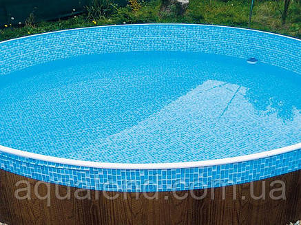 Плівка ПВХ діаметром 5,5 метра Mosaic мозайка для круглих басейнів Azuro, Atlantic Pools, фото 2