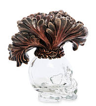 Статуетка флакон Veronese Скляний череп 13 см 1906351 сувенірна пляшка фігурка веронезе VE, фото 4