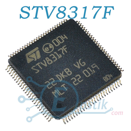 STV8317F, аудіо процесор, LQFP100, фото 1