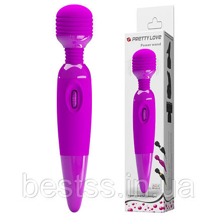 Класичний вібратор Power Wand Massager Purple Vibro, фото 1