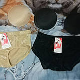 Труси пушап збільшення сідниць чорні, фото 6