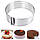 Кондитерське кільце для Рівної Нарізки Коржів Торта Cake Slicing Ring 24-30 см, фото 9