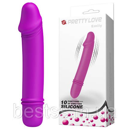 Hi-tech вібратор Pretty Love Emily Smooth Vibrator Pink, фото 1