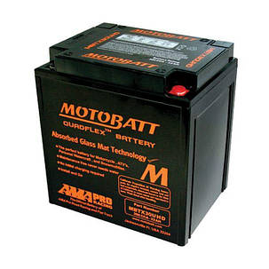 Акумулятор для мотоцикла гелевий MOTOBATT AGM 32Ah 390A розмір 166 x 126 x 175 мм з проставкою MBTX30UHD, фото 1