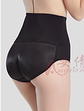 Високі труси великий пушап для округлення і збільшення сідниць чорні, фото 6