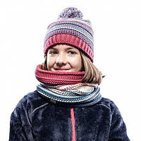 Шапка подростковая Buff Junior Knitted & Polar Hat Amity, Pink Cerisse