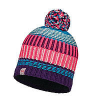 Шапка подростковая Buff Junior Knitted & Polar Hat Hops, Plum