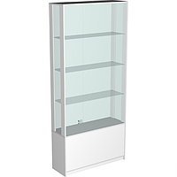 Вітрина торгова з задньою стінкою зі скла