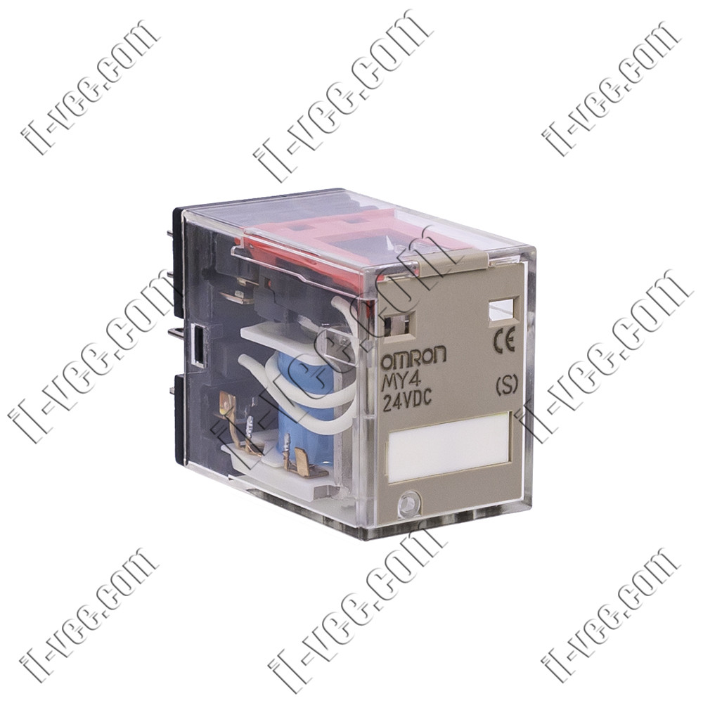 Реле OMRON MY4 24VDC (S), 5A/220VAC, 5A/24VDC