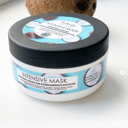 Поживна маска для сухого і пошкодженого волосся Top Beauty Intensive Mask 250 мл, фото 1