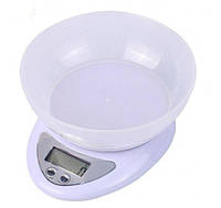 Весы кухонные . max 7 кг , белые Domotec ACS-126