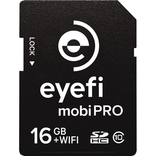 Картка пам'яті Eyefi 16GB Mobi Pro SDHC Wi-Fi Memory Card (Class 10) передає RAW і створює мережу WiFi