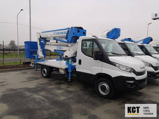 Автовишка Socage ForSte 21DJ E на шасі IVECO Daily35-120, фото 2