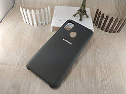 Оригінальний чохол "Silicon case" для Samsung Galaxy M30s (2019) M307 Soft Touch — чорний із логотипом