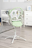 Гойдалка, шезлонг, стільчик для годування Caretero Kivi 3 в 1 Mint, фото 2