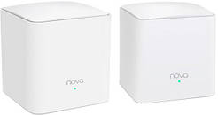 Tenda Nova MW5s AC1200 Whole Home Mesh WiFi System (2-cube, 2LAN)