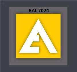 Порошкова фарба RAL 7024 шагрень (ETIKA RAL 7024 wrinkle)