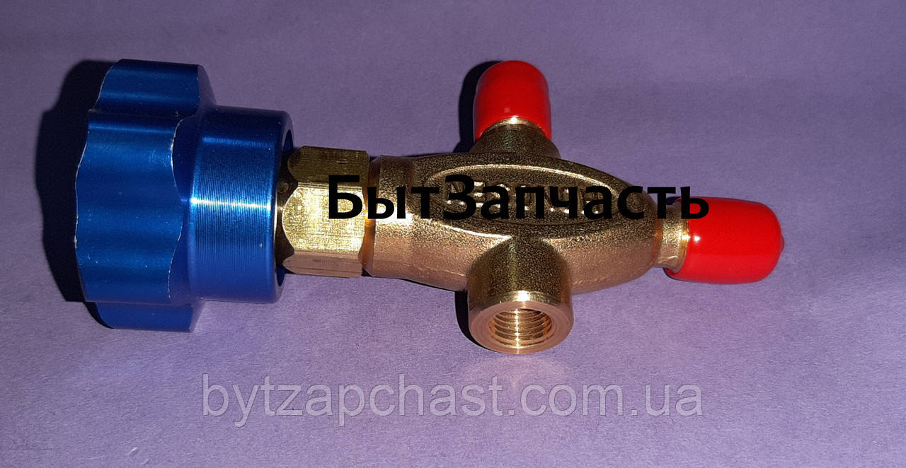 Трехходовой клапан (Кран для коллектора) HS-466N - фото 3 - id-p1120633562