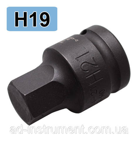 Бита ударна шестигранна HEX 3/4" 19 мм. C2230-H19 H.C.B.