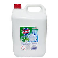 Рідина для миття посуд з приємним ароматом свіжого яблука та м'яких яті Power Wash Apfel + Minze 5 л.