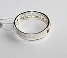 Каблучка срібна жіноча "Спаси і збережи" каблучка-оберіг з написом Кільце із золотими пластинами, фото 3