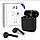 Бездротові сенсорні Bluetooth навушники i12 TWS з кейсом Чорний, фото 2