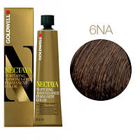 Краска для волос Goldwell Nectaya 60 мл 6NA (пепельный темно-русый натуральный)