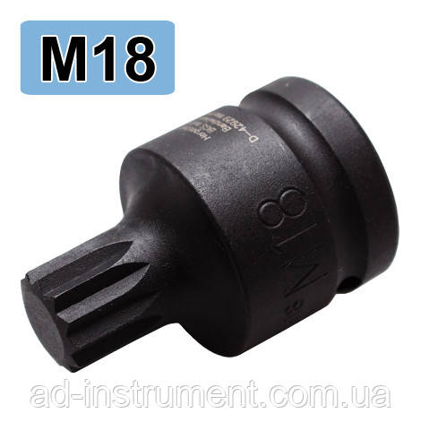 Бита ударна SPLINE 3/4" M18. A2230-M18 H.C.B.