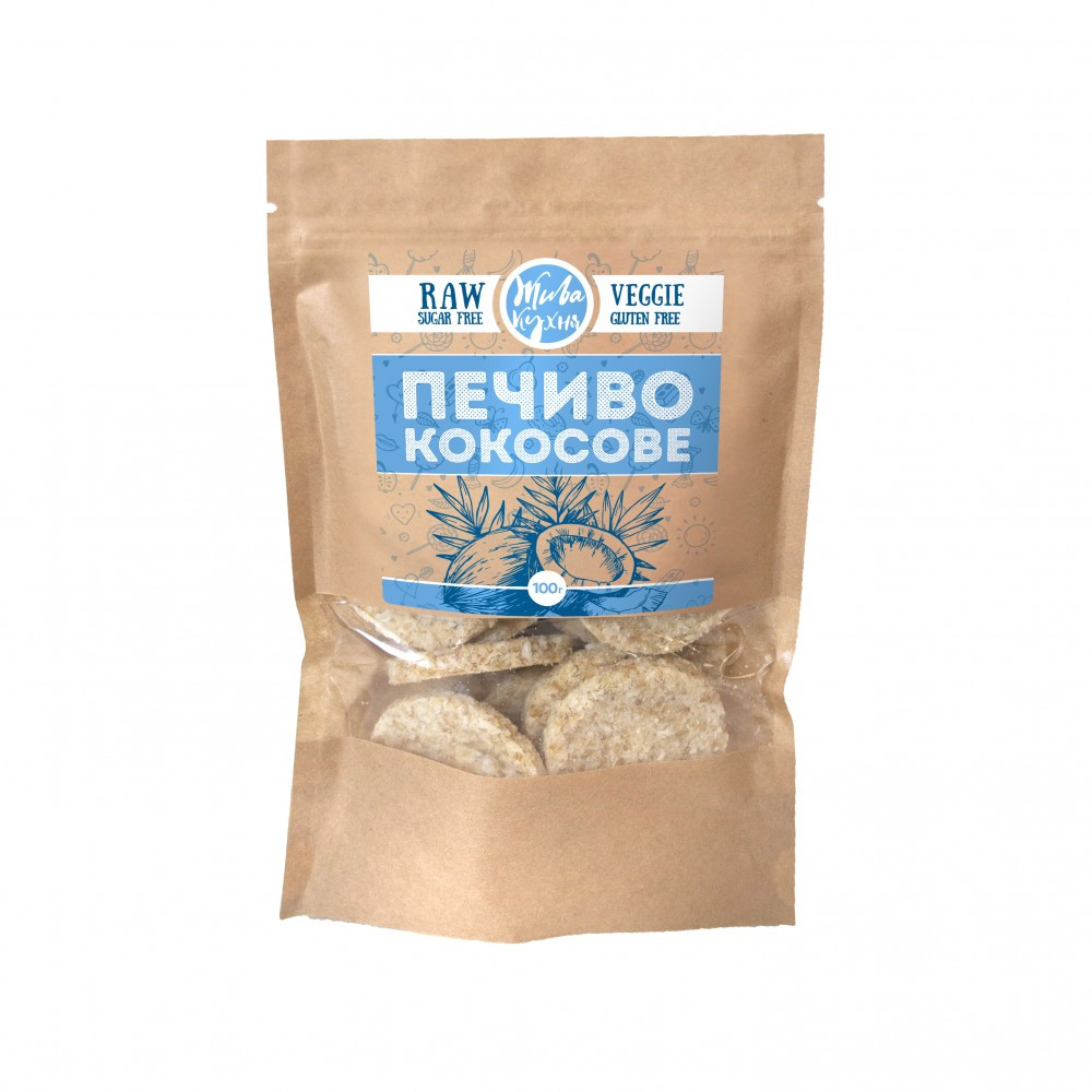 Печиво Кокосове, 100г, Жива Кухня