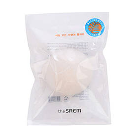 Очищаючий спонж конняку The Saem 100% Konjac Cleansing Sponge 1 шт (8806164112854)