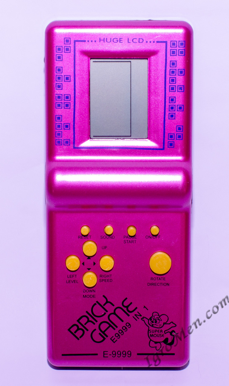 Тетрис 9999 (розовый, металлик)