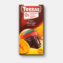 Torras Dark with orange Чорний шоколад із манго