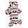 Флісовий комбінезон для кішок «Олені», рожевий, фото 3