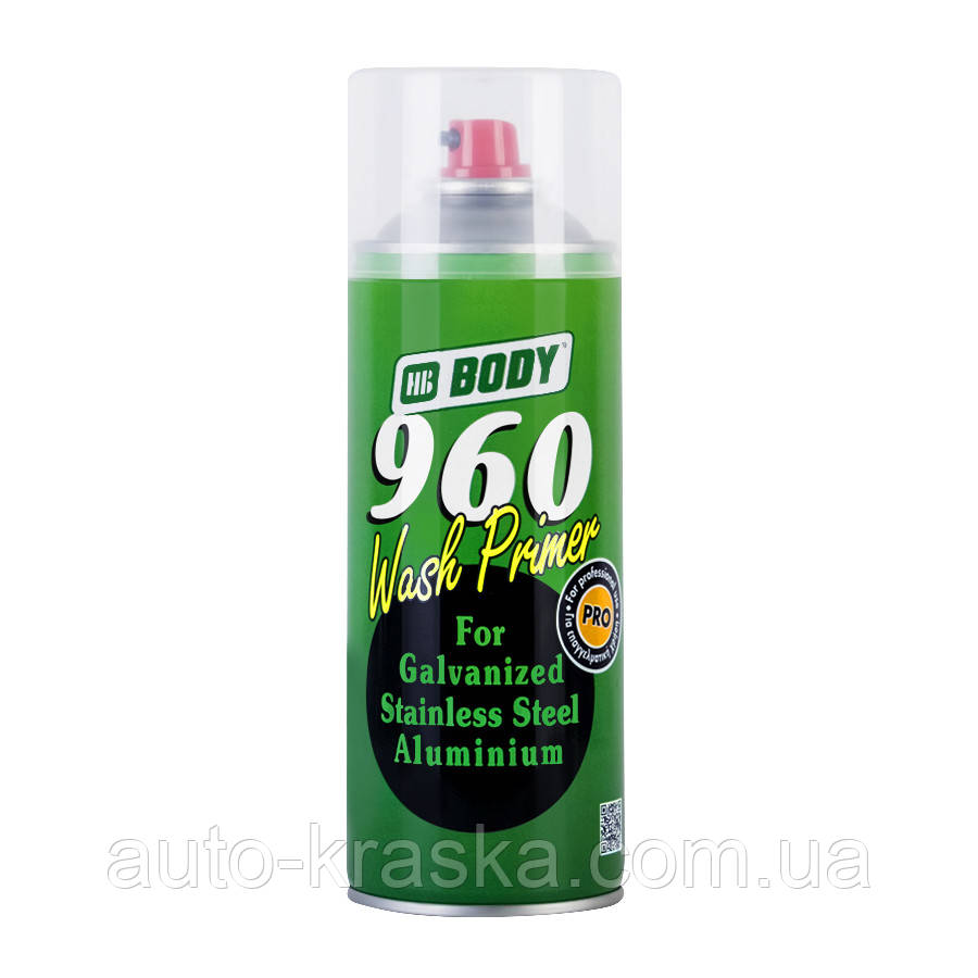 960 ГРУНТ КИСЛОТНИЙ WASH PRIMER В АЕРОЗОЛІ 400МЛ BODY