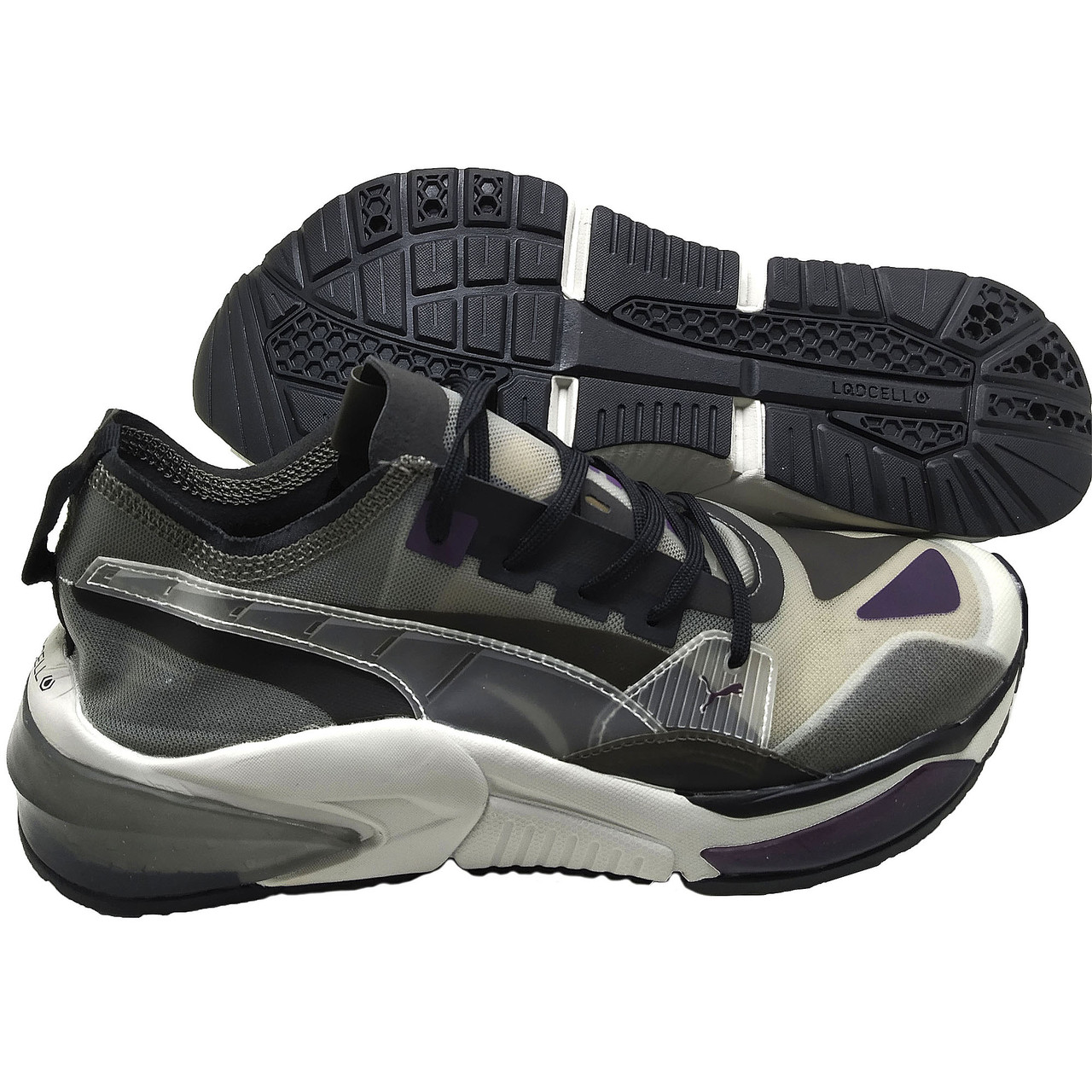 Прозорі кросівки чоловічі в стилі Puma LQD CELL для бігу і активного відпочинку