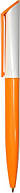 Пластикові ручки F01-Camellia біло - помаранчевий