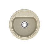 Мийка кварцова VANKOR Lira LMR 01.44 Beige сифон автомат, фото 3