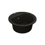 Мийка кварцова VANKOR Lira LMR 01.44 Black сифон автомат, фото 4