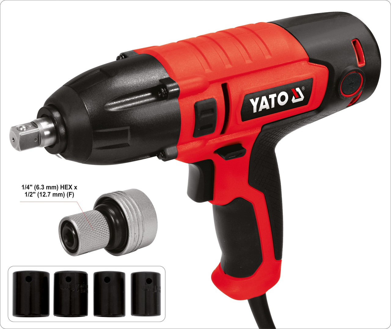 Ударний гайковерт електричний YATO YT-82020